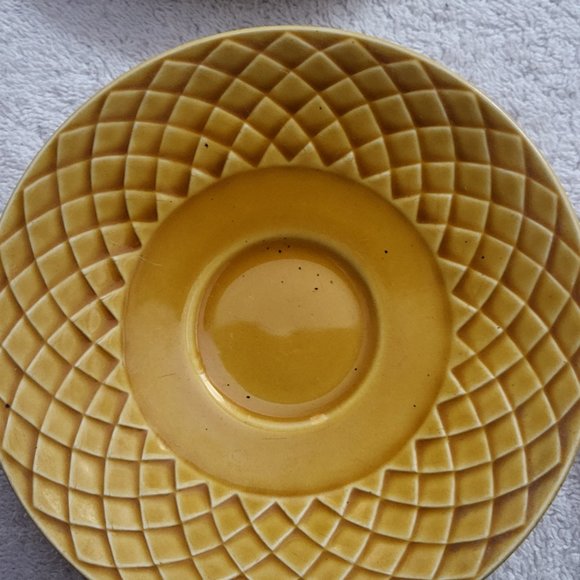 Gold Medallion Enoch Wedgwood Tunstall Tea Cup Saucer Set Of 4 GUC - Picture 6 of 12